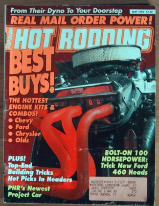 POPULAR HOT RODDING 1992 MAY - RAT POWERED DRIVERS, USED CARS*